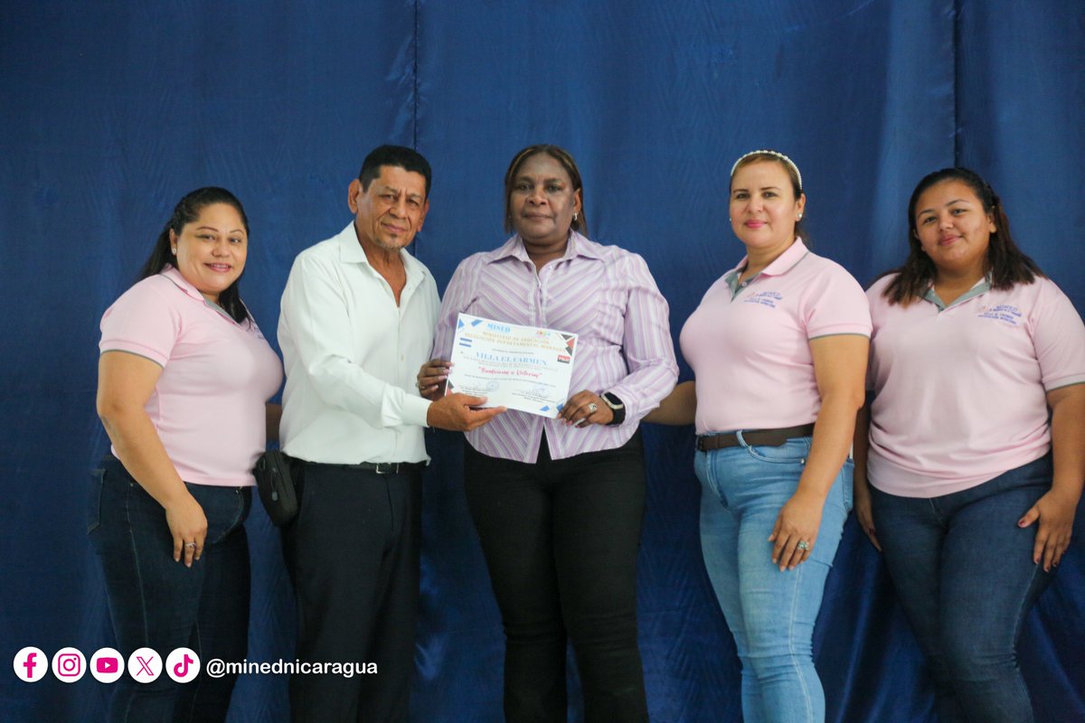 Ministerio de Educación Nicaragua tweet media