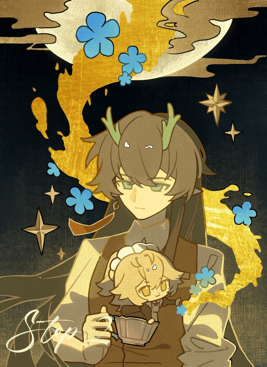 #景元 #jingyuan #HonkaiStarRail 
之前的馒头小猫的制作方法（上）
（？！一次性只能发四张图吗！！！）
是景元中心向，就不打其他tag了