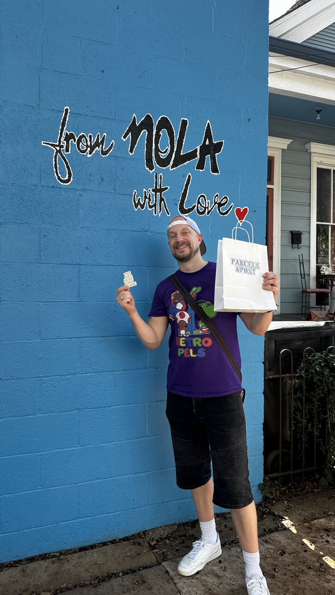 WhoDatInTheUK's tweet photo. This was worth the 4500 miles and the 90 min walk. @JonoBarnes I see you brother π«Ά And the peoples at @Parcels_Post, love you guys. #ThisShitMoreThanAGame #TSMTAG (and honorary mention to @retro_pels for the π₯ tee π) https://t.co/YCywKIqzcP