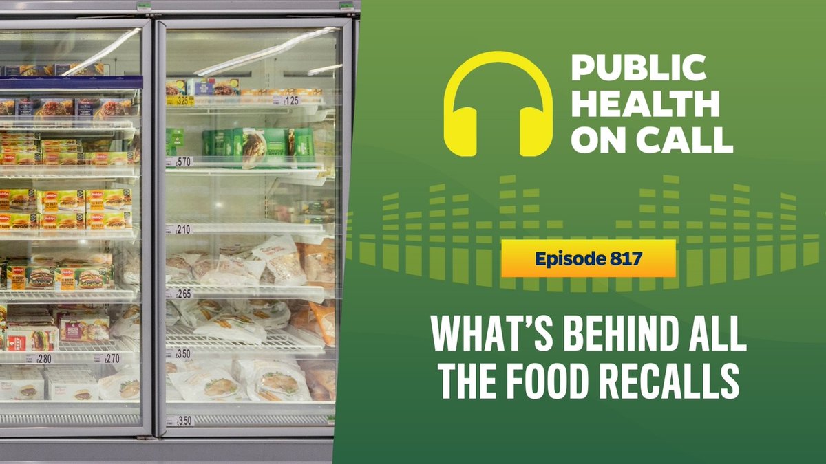 Are outbreaks of foodborne illnesses happening more often or is our surveillance system just getting better?

@MeghanDavisDVM and D’Ann Williams of @LivableFuture explain how foodborne pathogens persist and the precautions we can take to avoid them: johnshopkinssph.libsyn.com/817-whats-behi…