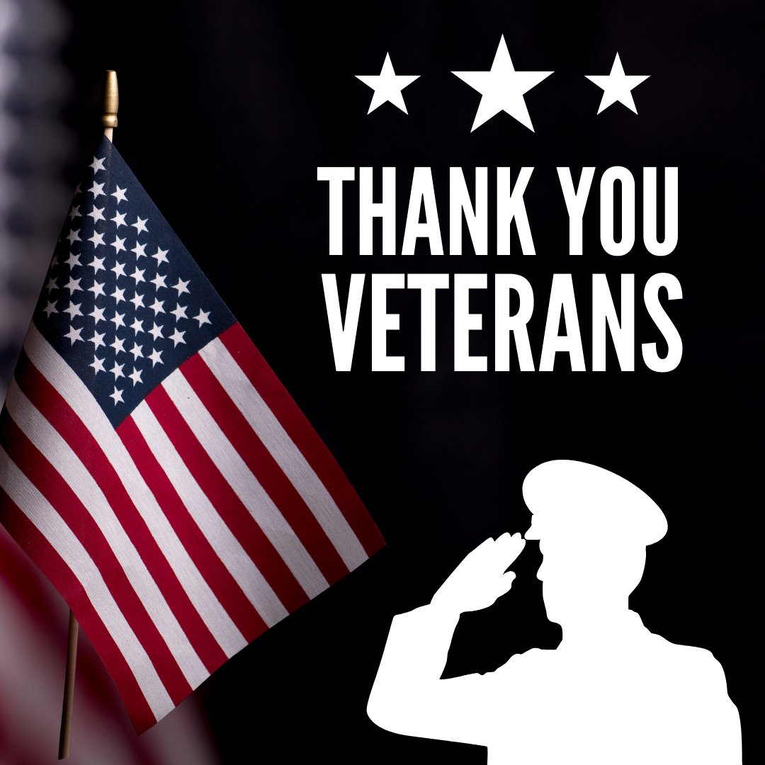 This Veterans Day, we pause to thank all who served for their sacrifice and bravery. Your service has safeguarded our freedom and peace 🇺🇸
