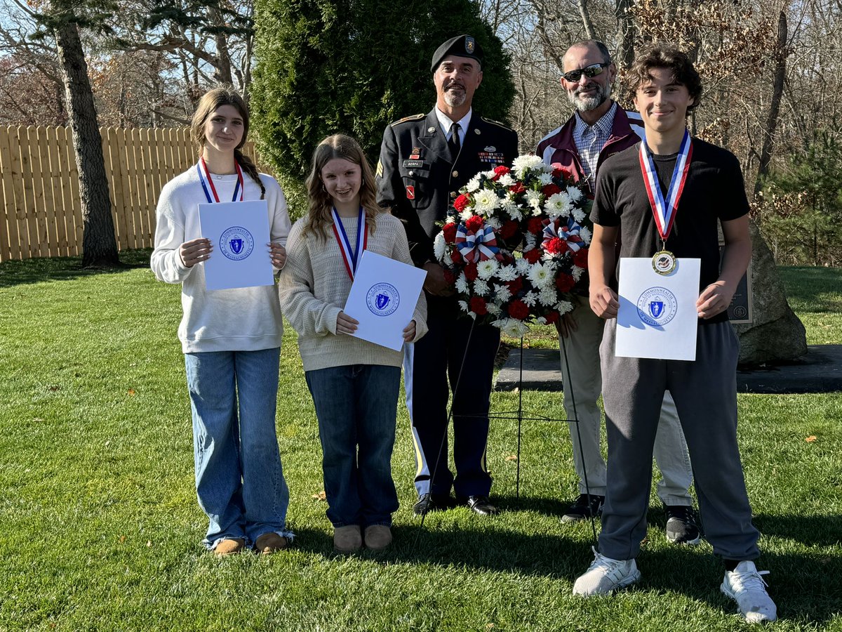 Congratulations to the winners of our Annual Veterans Day Essay Contest recognized at Todays ceremony, and thanks to all who have served!