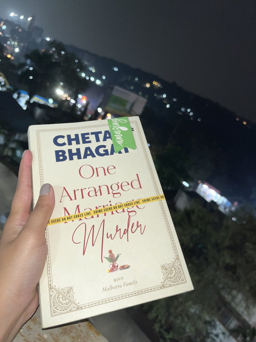 divyankamesh's tweet image. One Arranged Murder kept me awake, wondering who the murderer was. The entire book was entertaining, with two best friends, one of whom put friendship above love. I enjoyed the read—started on 9/11/24 and finished on 11/11/24. Great story, Chetan Bhagat!