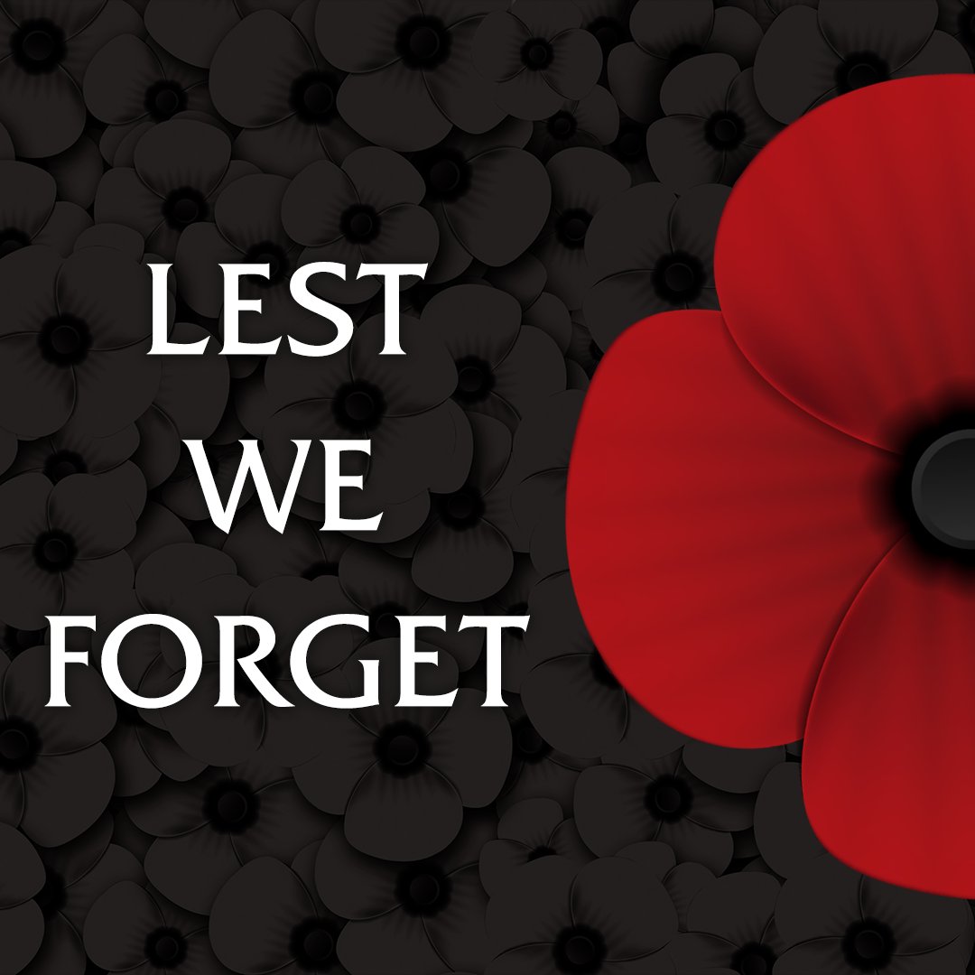 Today, we remember the men and women who've served, and continued to serve for our country.

Today, we remember those who've made the ultimate sacrifice for our country.

Today, we grieve with all who have lost loved ones.

Lest We Forget. #remembranceday