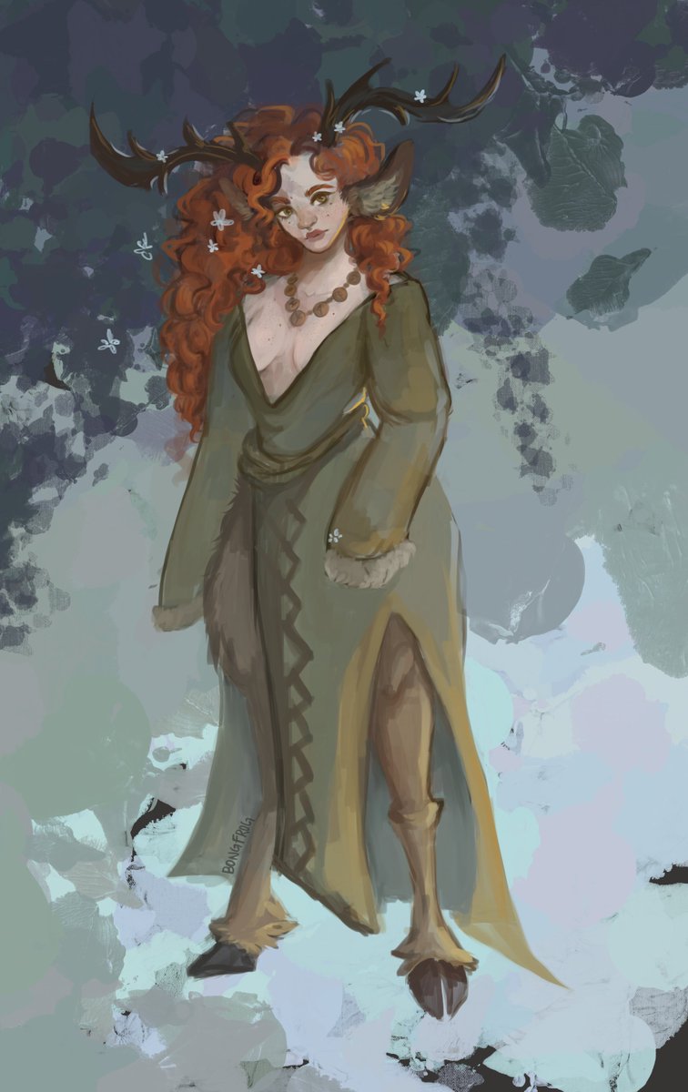 bong_froggy's tweet photo. Jean Asja, my beloved..
  -----
#faun #vastayan #warcraft #runeterra #artwork
#runeterraart #art #ohdeer https://t.co/n4T7GDq5BG