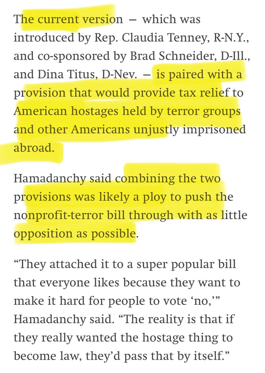 SanaSaeed's tweet image. Congress is voting on HR 9495 tomorrow - which would see a devastating eradication and criminalization of Muslim, Arab, Palestinian, pro-Palestine nonprofit groups. See my thread below for more historical context. 

Important reporting from @NoahHurowitz