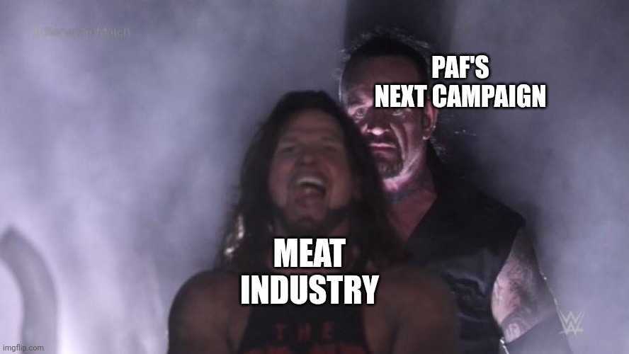 We've already gotten the meat industry to quake in fear of our campaigns. Now we're getting even stronger.