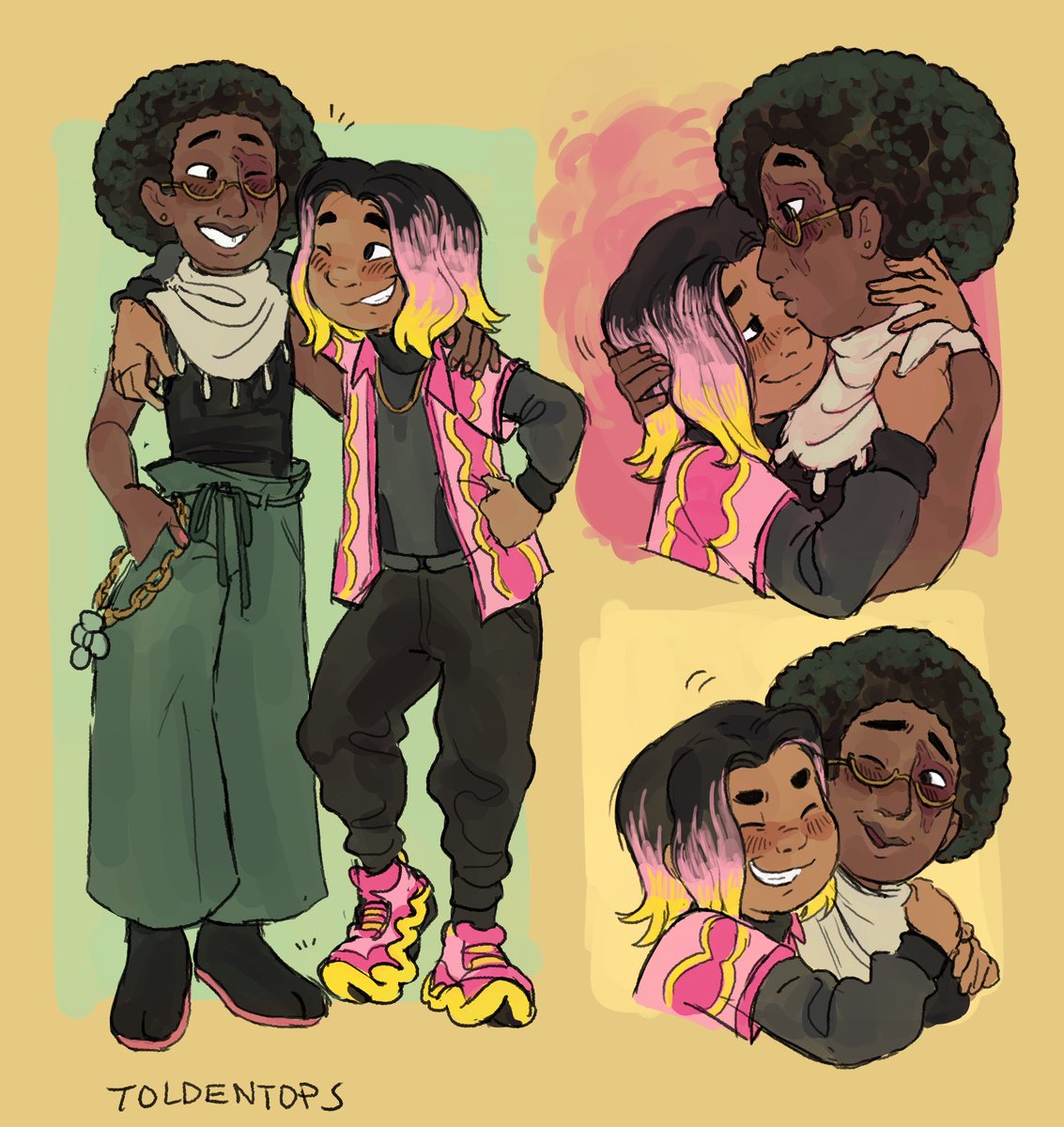 「human trito + kinoga :] 」|🐙🦑👁️one-eyed Guy enjoyer👁️ comms openのイラスト