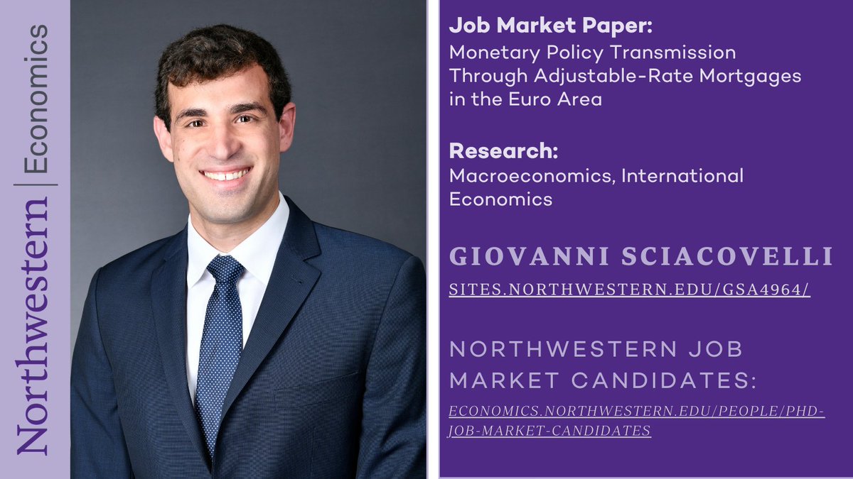 Department of Economics PhD Candidate Giovanni Sciacovelli’s research interests are Macroeconomics, International Economics. Learn more about @gsciacovelli_ &amp; other Northwestern Economics Job Market Candidates at economics.northwestern.edu/people/phd-job…