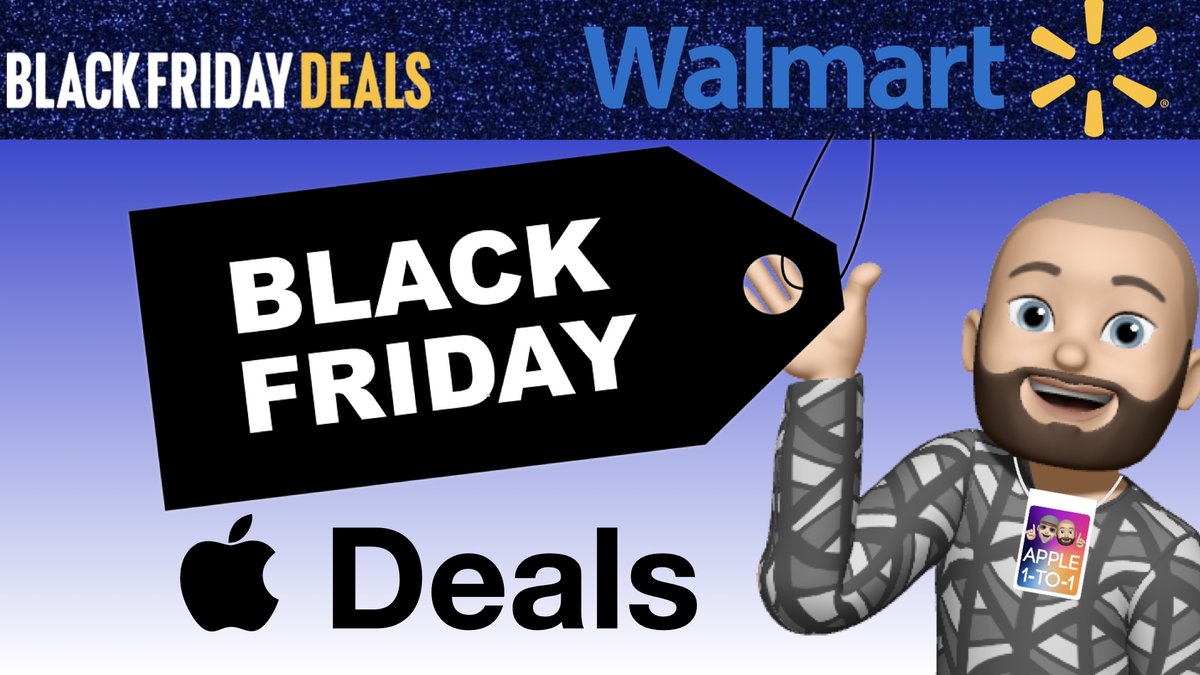 APPLE 1-TO-1 (@apple1to1) on Twitter photo #Apple #Walmart #blackfriday 
Get ready for incredible Apple Black Friday deals at Walmart this year!  In this video, we’ll break down the best discounts available.
youtu.be/SIptx1DcPvo #Apple #Walmart #blackfriday 
Get ready for incredible Apple Black Friday deals at Walmart this year!  In this video, we’ll break down the best discounts available.
youtu.be/SIptx1DcPvo