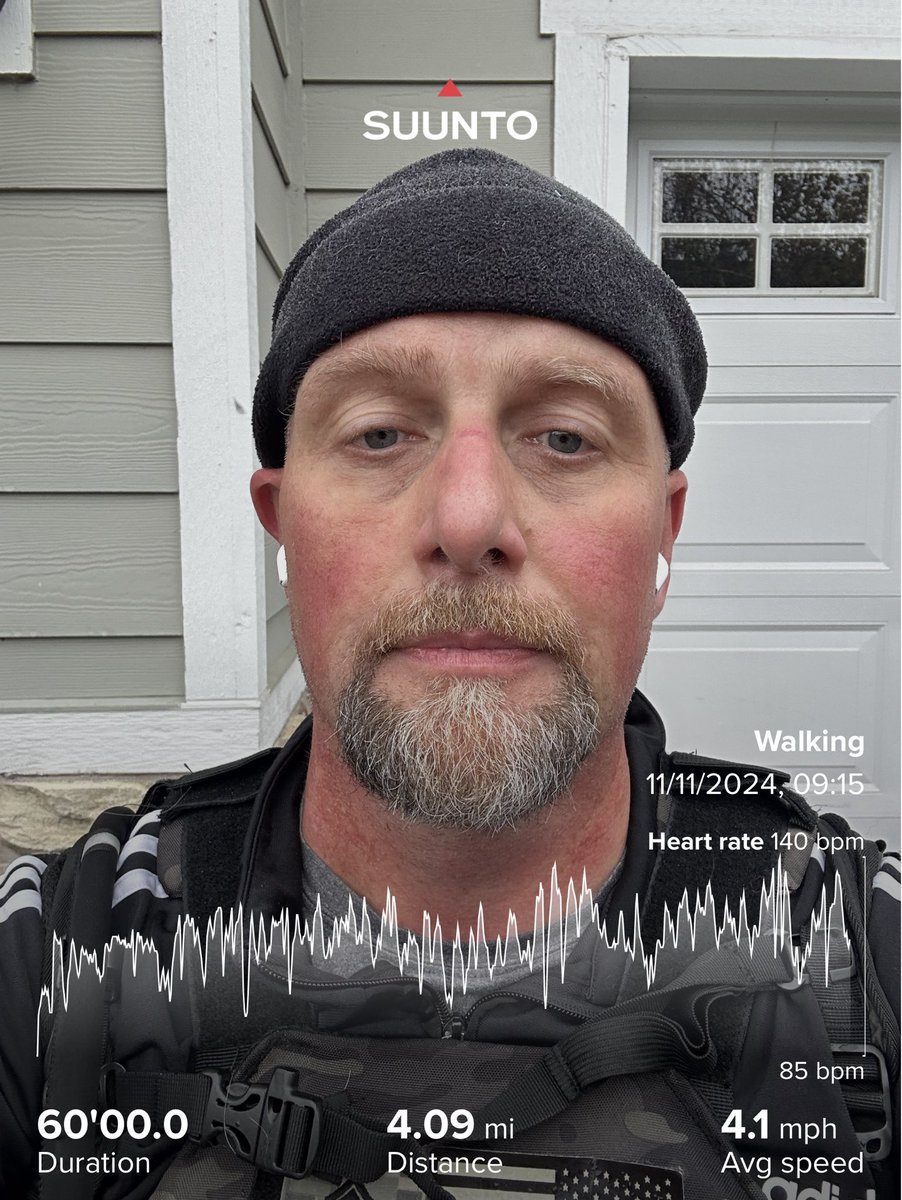 sddjah's tweet photo. Rucking with 40lbs. #veteransday #iwillneverquit #rundawgs @tdawgshouse @Ansel_Easton @JoshuaTufts @terrydell @03dawg @nolecore @HoodHusky @McGrubbin @redmond_BDTW https://t.co/6WxJklJ1hQ