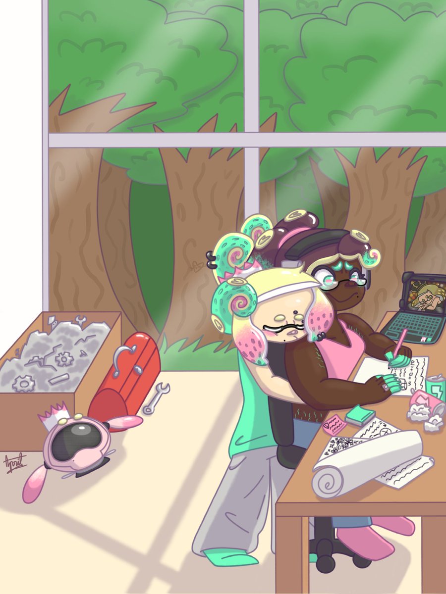 Here's some pearlina :3
#Splatoon #pearlina