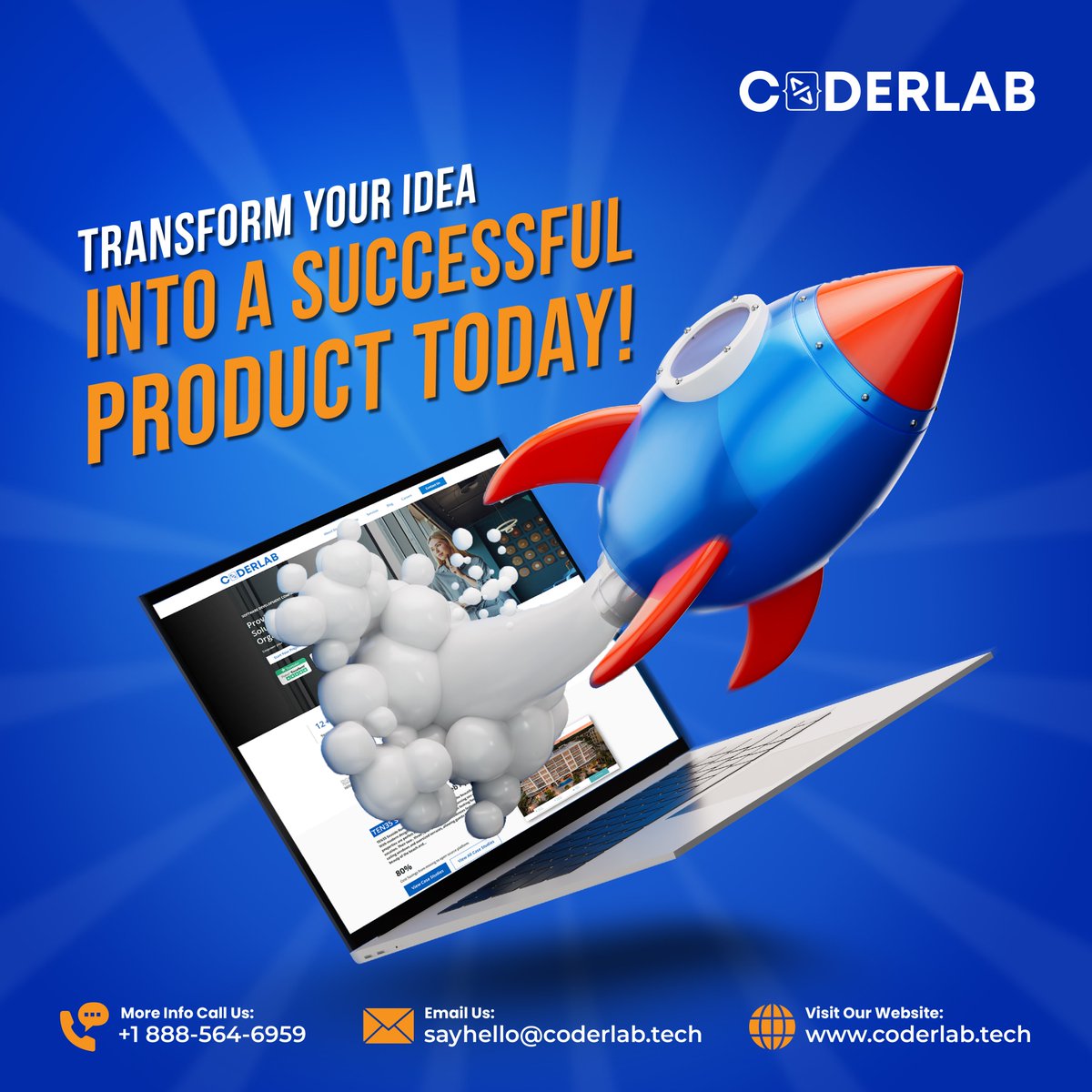 coderlabtech's tweet image. Have a groundbreaking idea? 🚀 Transform it into a successful product with Coderlab! Our expert team is here to bring your vision to life, from concept to market-ready solution.
#Coderlab #ProductDevelopment #Innovation #TechSolutions #AppDevelopment #FromIdeaToMarket
