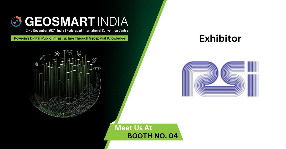 Remote Sensing Instruments(RSI) Joins GeoSmart India 2024 as an Exhibitor!  
📍 Visit Booth No. 4  

Exhibition Dates- 2-4 December 2024

Don’t miss the opportunity to connect with RSI’s experts at GeoSmart India 2024.
