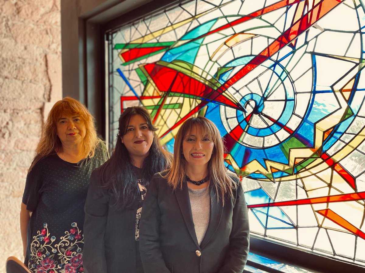 seculturaslp's tweet photo. #EnFotos | 📚 Presentación del programa de la tercera edición de la «Lectura Masiva de Escritoras Mexicanas 2024», realizada esta mañana en el @CEARTSLP, con las coordinadoras de este evento Laura Rojas y Miriam Perales, que tendrá lugar el 15 y 16 de noviembre en el #CeartSLP https://t.co/x3OhPWXmEU