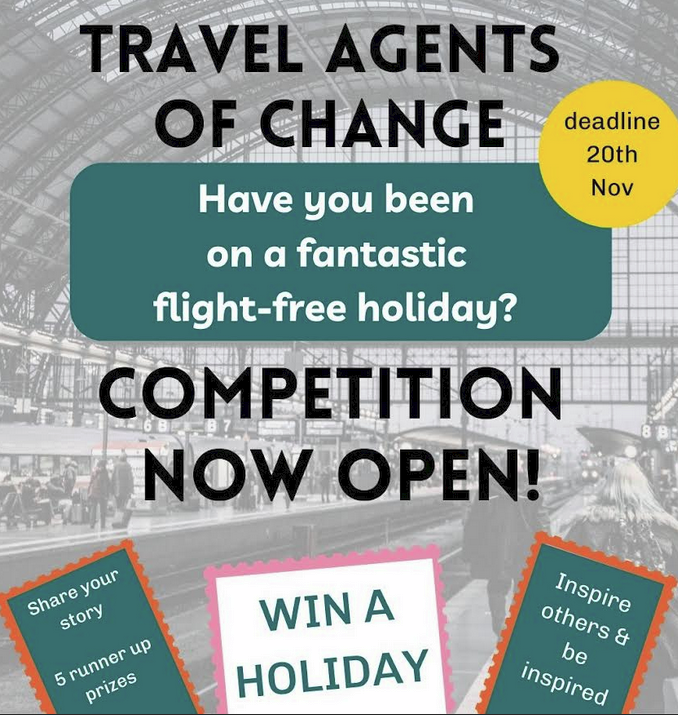 🙋‍♀️Great opportunity to tell people about your🚲holiday!!
(or other🚌🚅🚂sustainable-travel)

Top prize:  Weekend stay in a #NordicKata at <a href="/ComrieCroft/">Comrie Croft</a> in beautiful birch forest. Easy to reach by public transport from Edinburgh

<a href="/EdSust/">UoE Sustainability</a> <a href="/UoE_EFI/">Edinburgh Futures Institute</a> <a href="/EdUniStudents/">Edinburgh University Students' Association</a> <a href="/EdinburghUCS/">Edinburgh Union Canal Society</a> @edfoc