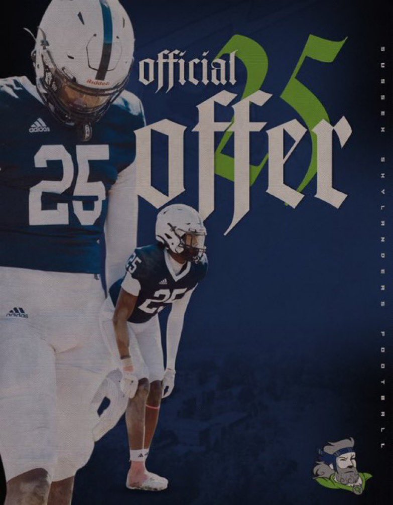 After a great conversation with <a href="/_CoachBarfield/">Mike Barfield | M.S., CSCS, CNC</a> I’m blessed to receive an offer from <a href="/Sussexfootball5/">Sussex Football</a>