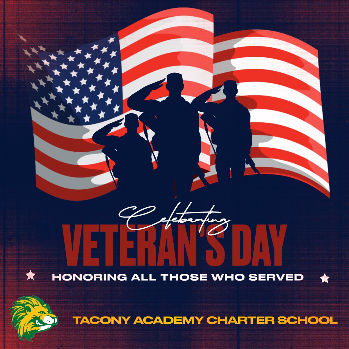 Tacony Academy Athletics (@academytacony) on Twitter photo Happy Veterans Day. Thank you for your service 🇺🇸🇺🇸🇺🇸. <a href="/TaconyAcademy/">Tacony Academy</a> <a href="/PAStateADs/">PSADA</a> <a href="/PACharters2023/">Pennsylvania Coalition of Public Charter Schools</a> Happy Veterans Day. Thank you for your service 🇺🇸🇺🇸🇺🇸. <a href="/TaconyAcademy/">Tacony Academy</a> <a href="/PAStateADs/">PSADA</a> <a href="/PACharters2023/">Pennsylvania Coalition of Public Charter Schools</a>