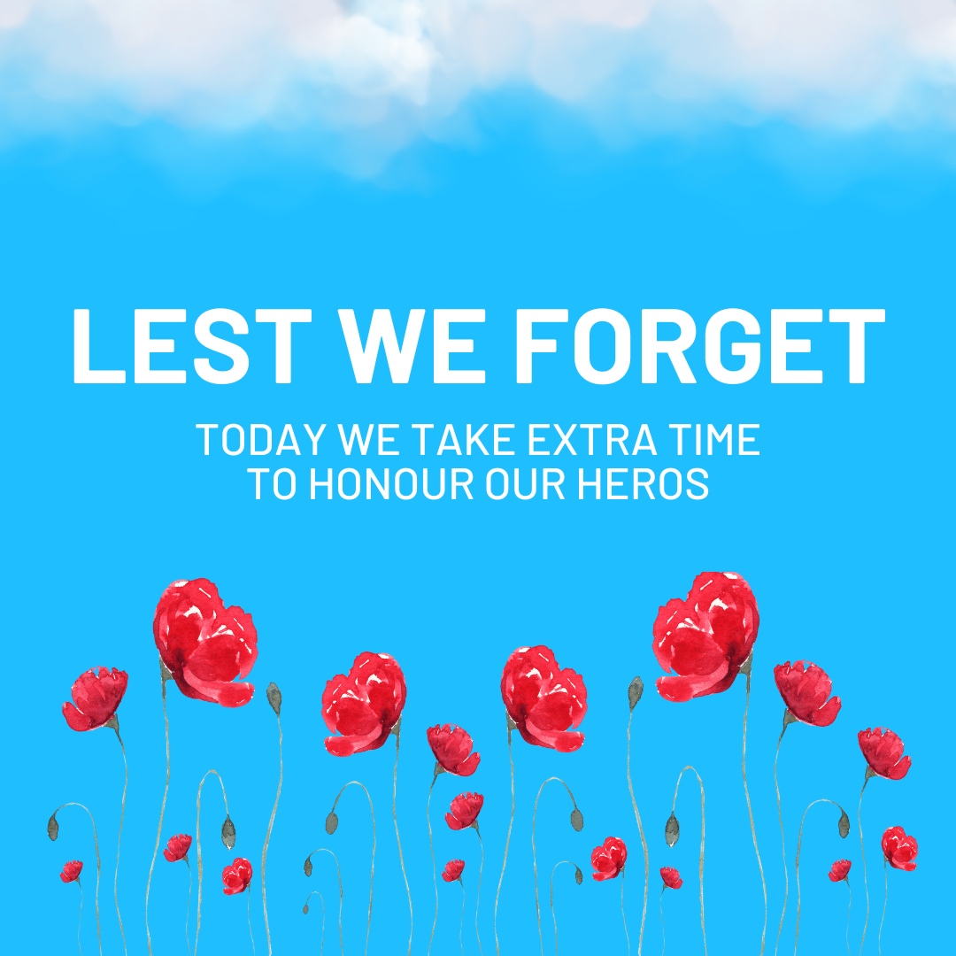 Lest we forget ❤️