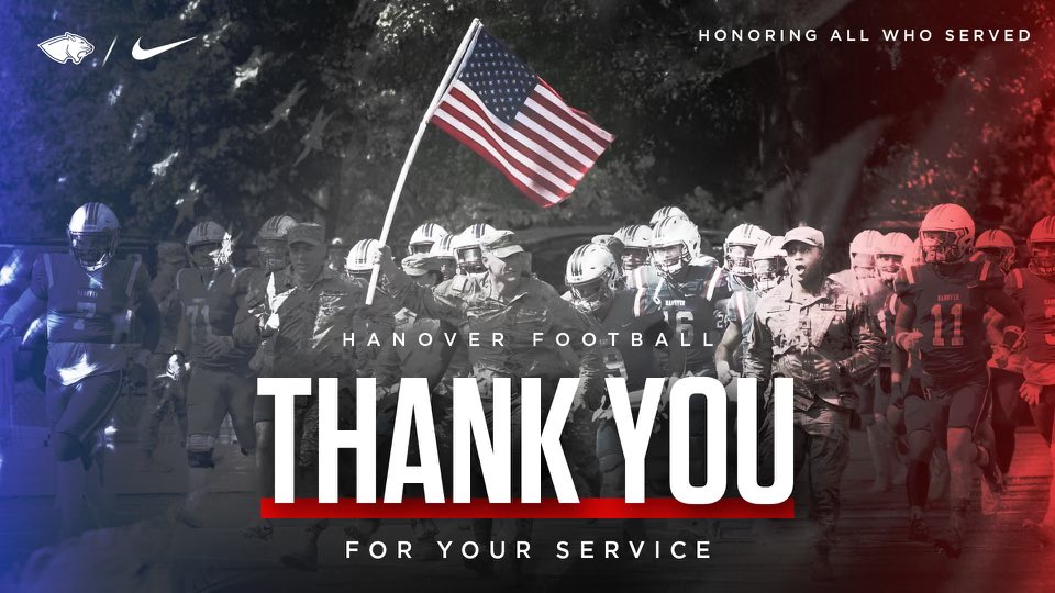 Andrew Danford (@dlcoach_danford) on Twitter photo Our staff would like to honor & thank all those service members who have served & continue to serve this Great Nationโผ๏ธ #Hunt24gether #SaluteToService #VeteransDay ๐บ๐ธ
<a href="/HanoverFTBL/">Hanover Football</a> ๐ดโช๏ธ๐ต Our staff would like to honor & thank all those service members who have served & continue to serve this Great Nationโผ๏ธ #Hunt24gether #SaluteToService #VeteransDay ๐บ๐ธ
<a href="/HanoverFTBL/">Hanover Football</a> ๐ดโช๏ธ๐ต