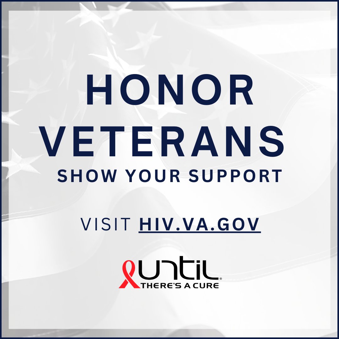 Honoring Veterans. Visit HIV.VA.GOV to show your support

#veteransday