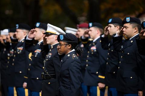 EmoryDeptofMed's tweet photo. 🇺🇸Today we celebrate #VeteransDay honoring those who've served our country. We'd also like to recognize veterans who now work for the DOM, as well as our faculty &amp; trainees who serve local veterans at @atlanta_vahcs. Their contributions to our Emory community do not go unnoticed. https://t.co/rvnlYF5aR7