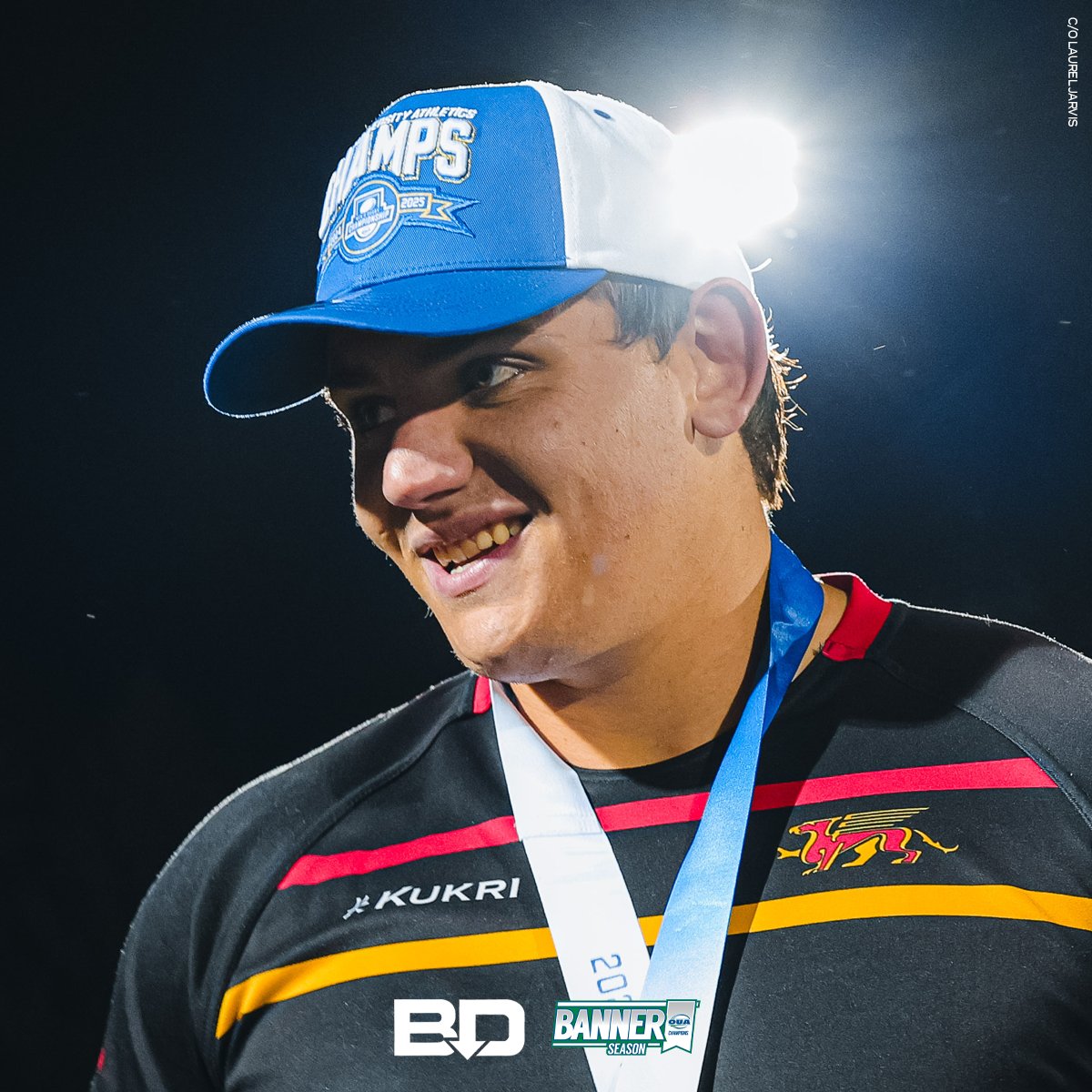 OUAsport's tweet photo. Hats off to our #OUA men's rugby champs! 🧢 

#BannerSeason | @BardownHockey https://t.co/PXT7NU8qaD
