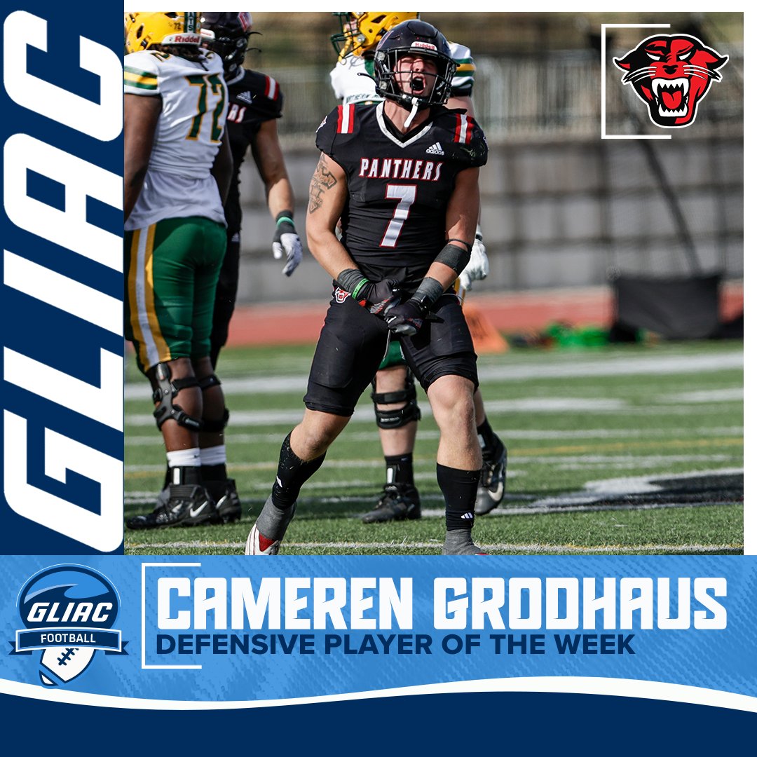 𝗚𝗟𝗜𝗔𝗖 𝗙𝗼𝗼𝘁𝗯𝗮𝗹𝗹 𝗗𝗲𝗳𝗲𝗻𝘀𝗶𝘃𝗲 𝗣𝗹𝗮𝘆𝗲𝗿 𝗼𝗳 𝘁𝗵𝗲 𝗪𝗲𝗲𝗸

Cameren Grodhaus // Davenport

🔗 bit.ly/48J3grC

#WhereChampionsCompete #GLIACFB🏈