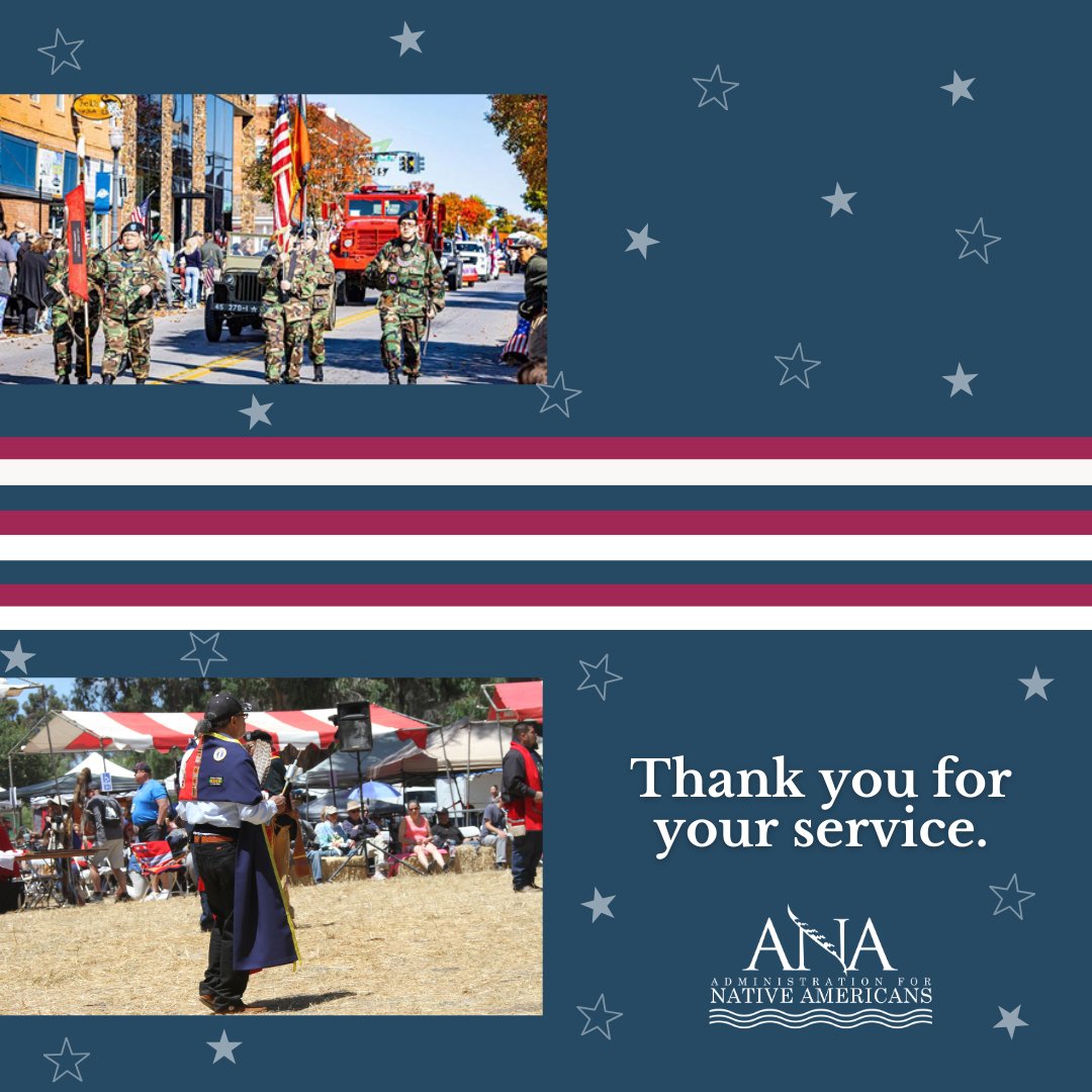 Thank you to the men and women Native Veterans for their service to our country and democracy. #ANA #VeteransDay #NativeVets