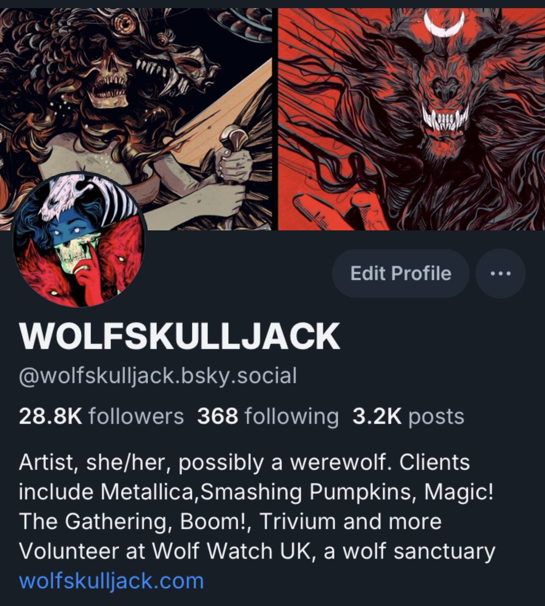 Whilst this place continues to fall up its own arse, I would like to remind you that I’m much more active on Bluesky! I now tend to upload there first so if you’re waiting on a drop from me, that’s the place to be!

bsky.app/profile/wolfsk…