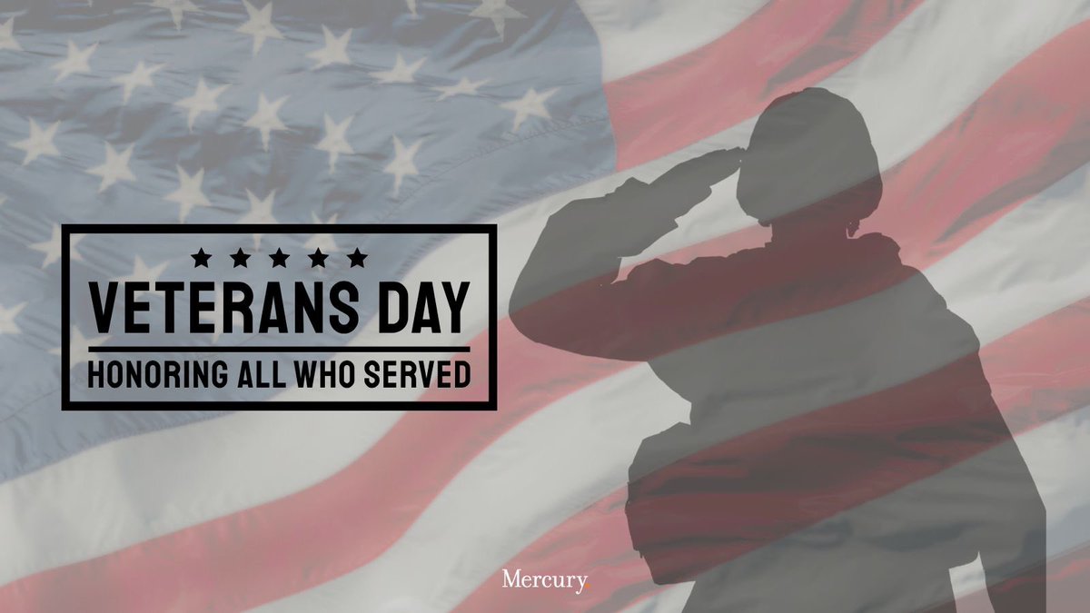 On this #VeteransDay, we pause to show appreciation and gratitude to all who have worn the uniform. Today and every day, we thank you for your service.