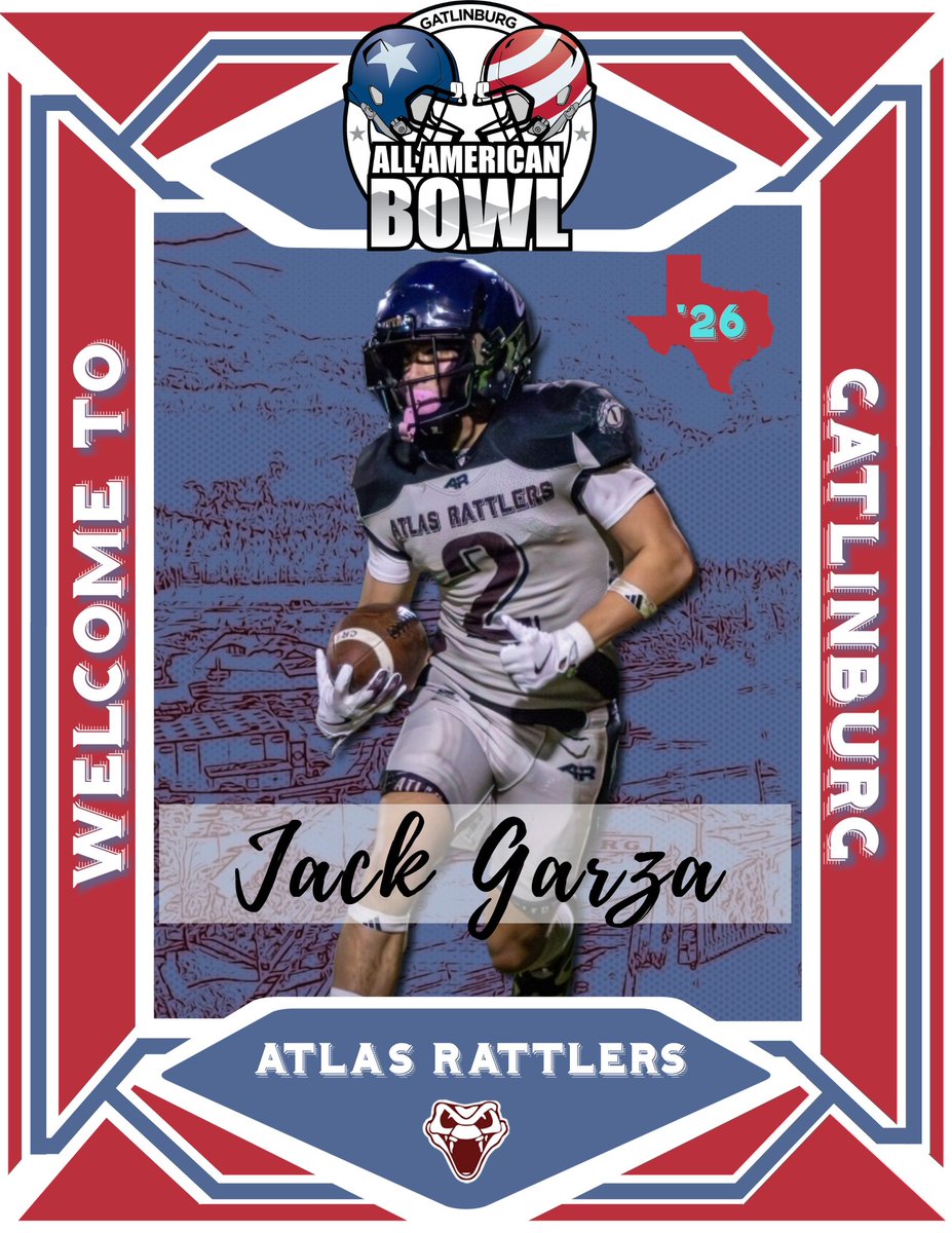 Welcome #ToTheBurg Jack Garza of the Atlas Rattlers (TX)! Jack was the top target for fellow All American Trent Strachan this season for the Attlers. He brings a great combination of hands and speed to this year’s game.