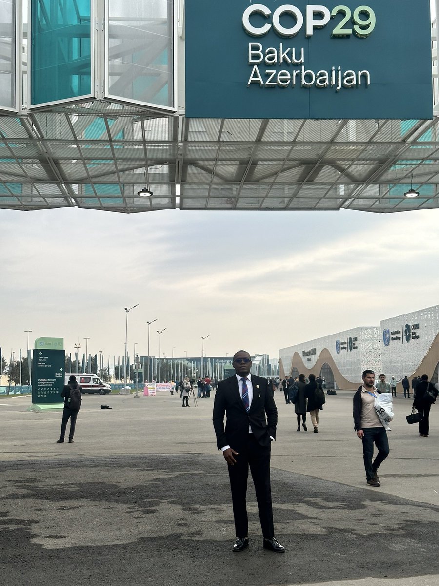 thetundeajayi's tweet photo. Here with the Lagos delegation at #Baku, Azerbaijan for #COP29, where we will engage and attract  finance for our climate action and resilience plan. 

We will push collaborations with renowned #CarbonMarkets as we ramp up ours. Also looking forward to partnerships for our climate health strategy at @LasepaOfficial 
@jidesanwoolu @tokunbo_wahab