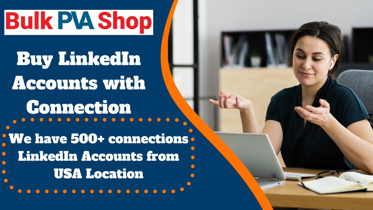 AntonyJemy's tweet photo. We have 500+ Connections LinkedIn Accounts from USA location.
Get in Touch
Skype:infopvashop@gmail.com
E-mail: infopvashop@gmail.com
Telegram: https://t.co/Koy57RwPhe
WhatsApp: Bulk PVA shop
Line: Bulk PVA shop
#buylinkedinaccountswithconnections #buylinkedinaccounts https://t.co/k93v1uKmMk