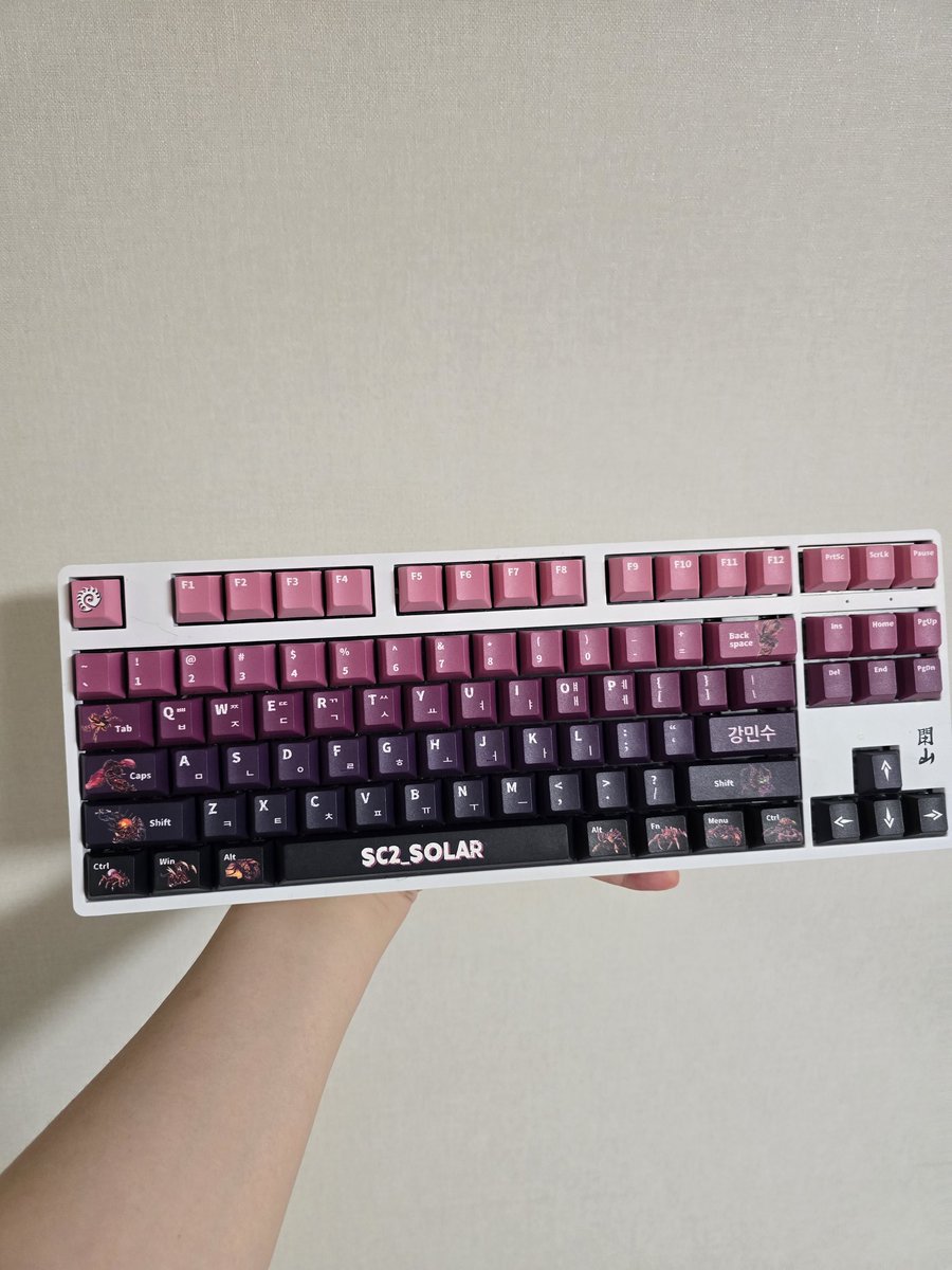 강민수 (@sc2_solar) on Twitter photo Thanks for <a href="/goblintechkeys/">Goblintechkeys custom keycaps</a> made me great keyboard ! If u want have one like this please contact them! Thanks for <a href="/goblintechkeys/">Goblintechkeys custom keycaps</a> made me great keyboard ! If u want have one like this please contact them!