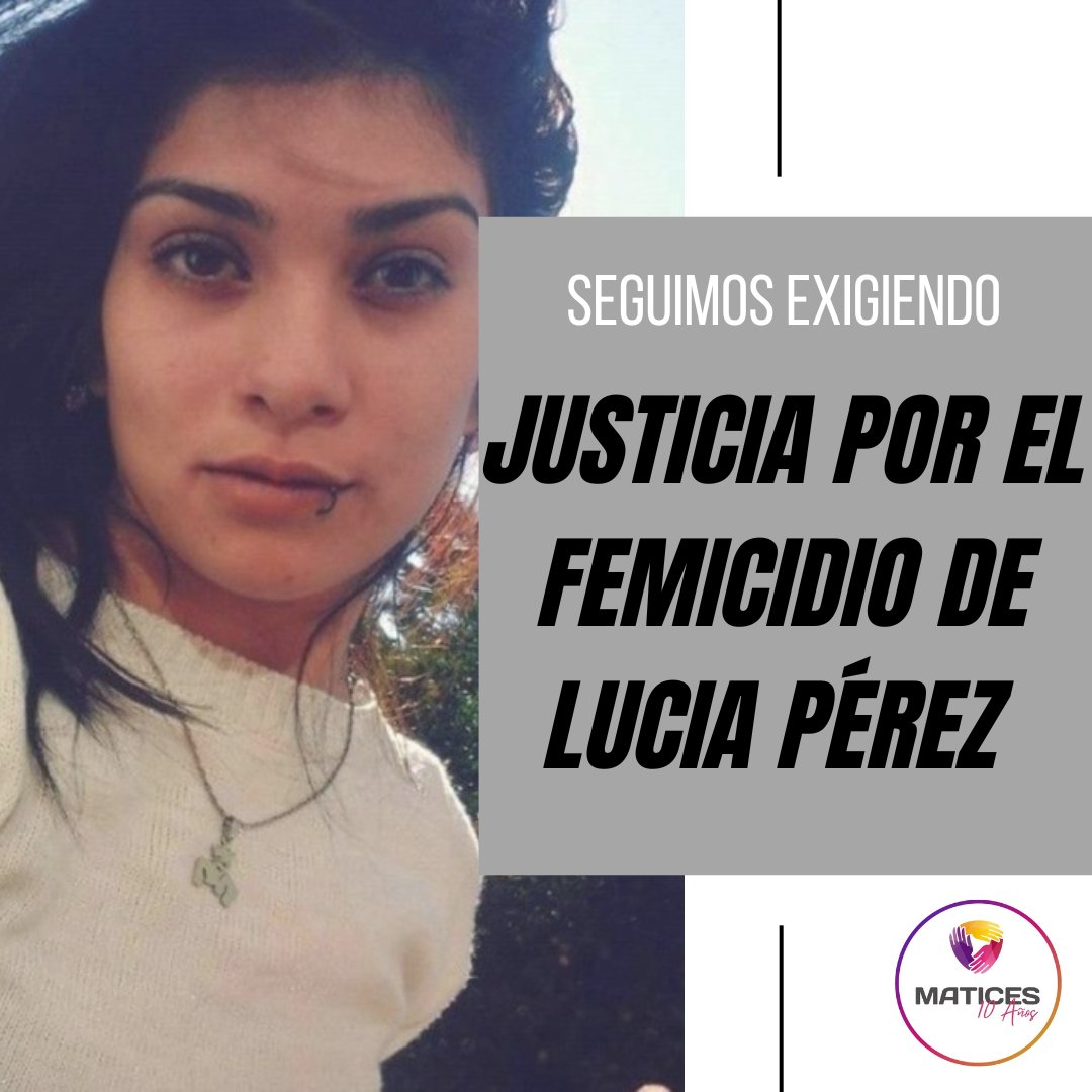 Matices_AC's tweet photo. Lunes 11 y martes 12 de noviembre a partir de las 10:00hs se llevará adelante el jury contra los jueces que absolvieron a los responsables del femicidio de Lucia Pérez.

¡Exigimos justicia, NO a la impunidad! https://t.co/Z6G5JxVWRC