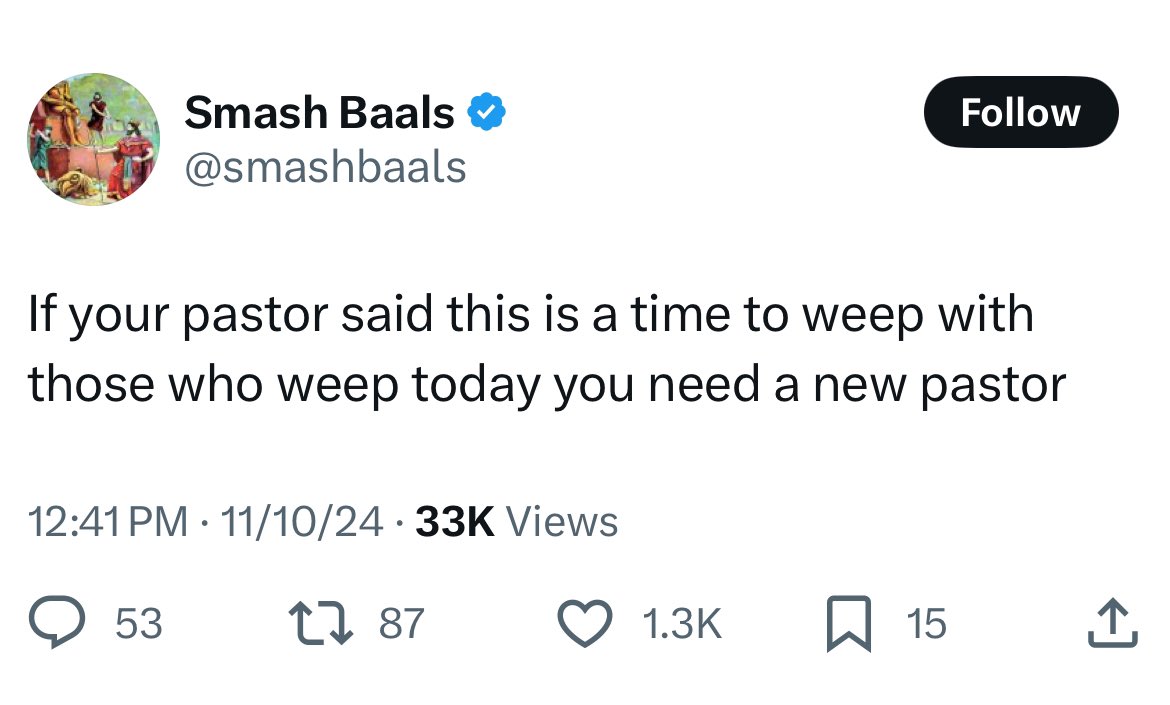 JosiahHawthorne's tweet photo. …That was Paul. You’re saying if the Apostle Paul is your pastor, you need a new pastor. https://t.co/1zH03vQ8L2