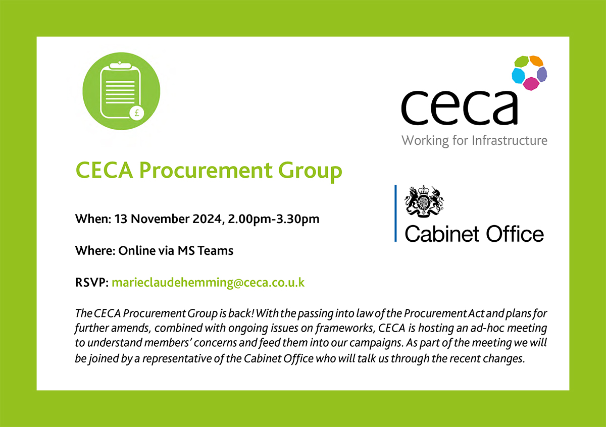 To attend email marieclaudehemming@ceca.co.uk