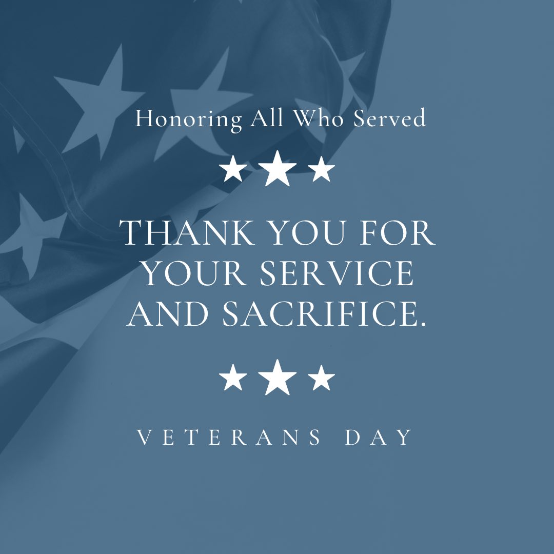 Thank you to our amazing Veterans for your service