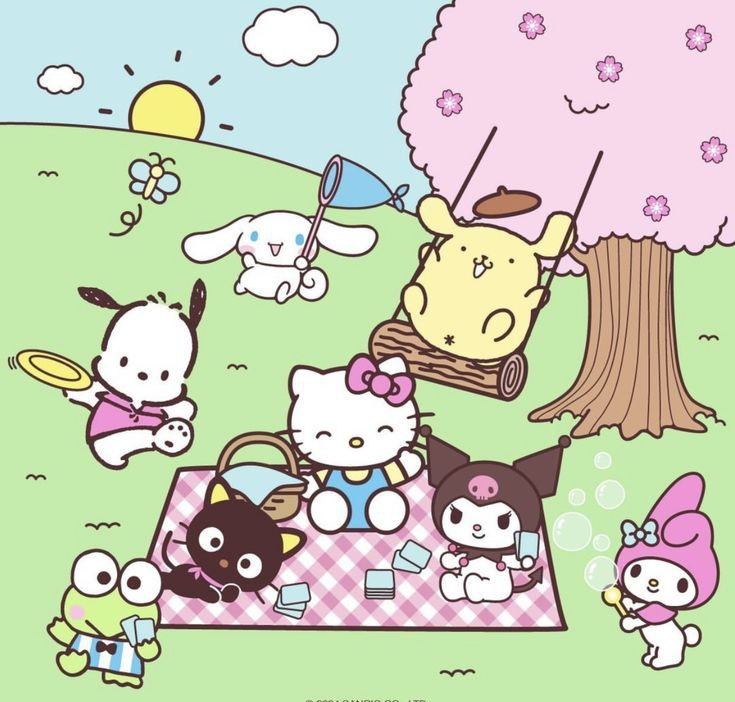 doynluvie's tweet image. piwon como personagens de Hello Kitty and Friends Supercute Adventures! 
- #p1htwt
| uma thread necessária da minha opinião 🧶🧩