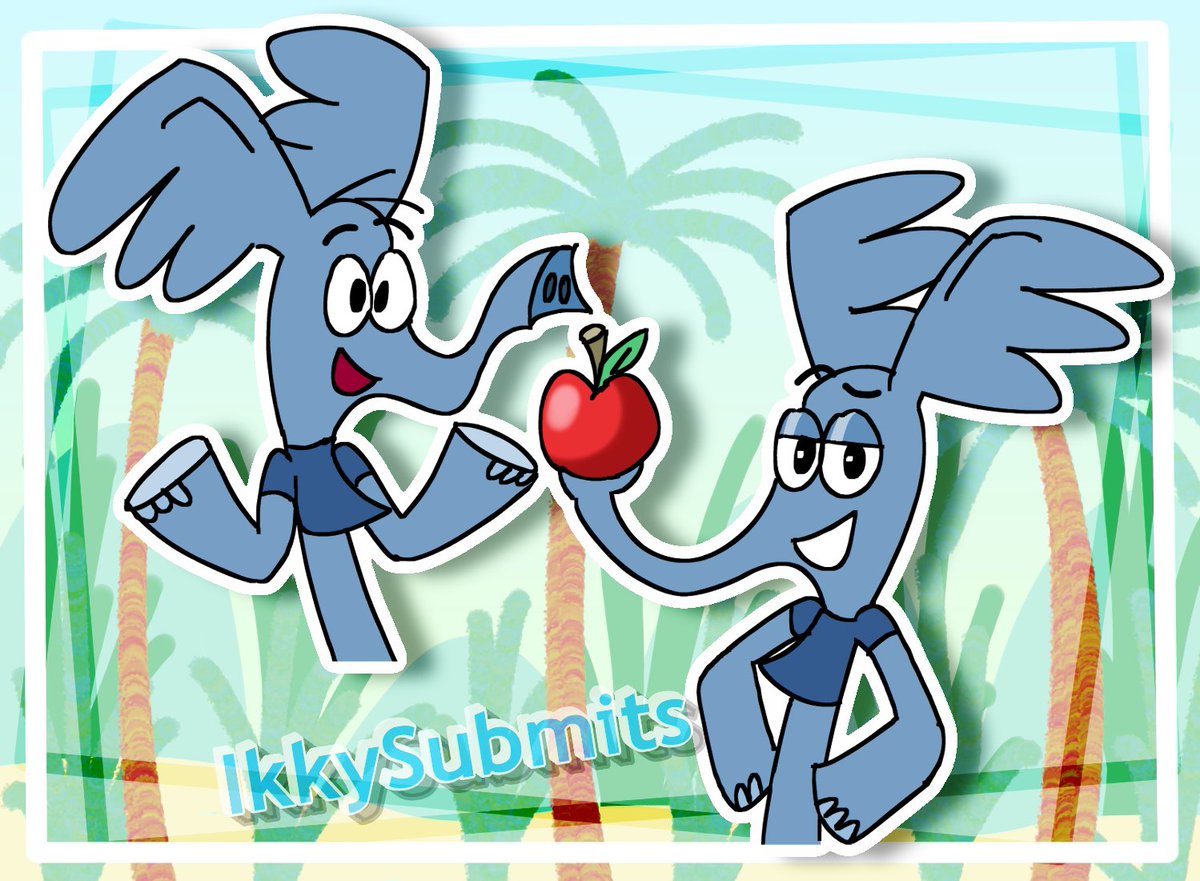 Eli the Elephant. how skinny he is. Ant and the Aardvark episode \, image size:1200x881