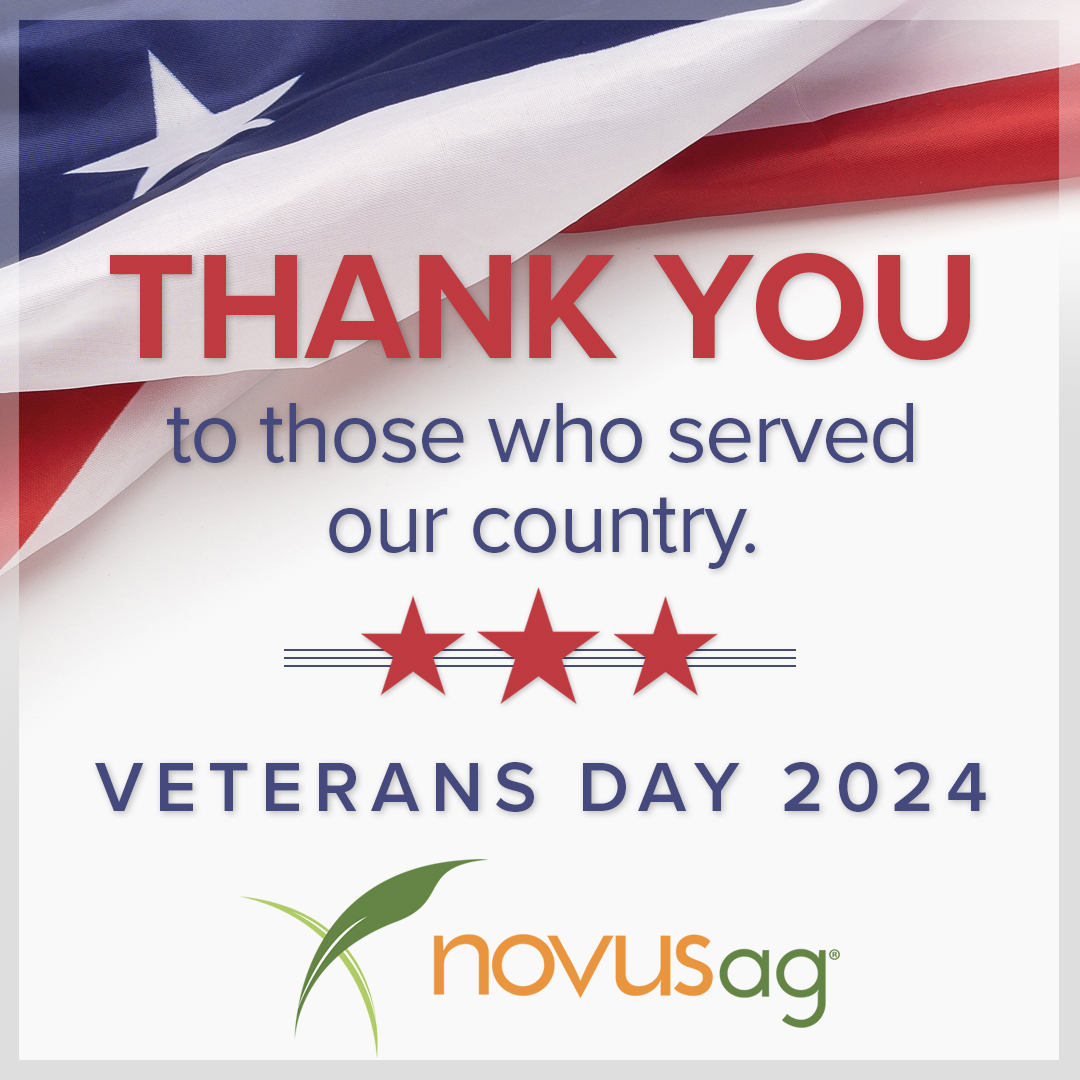 Today and every day we are grateful for our Veterans and the sacrifices they make on behalf of our country.

#agriculture #novusag #america #freedom #veteransday #farmveterans #veterans