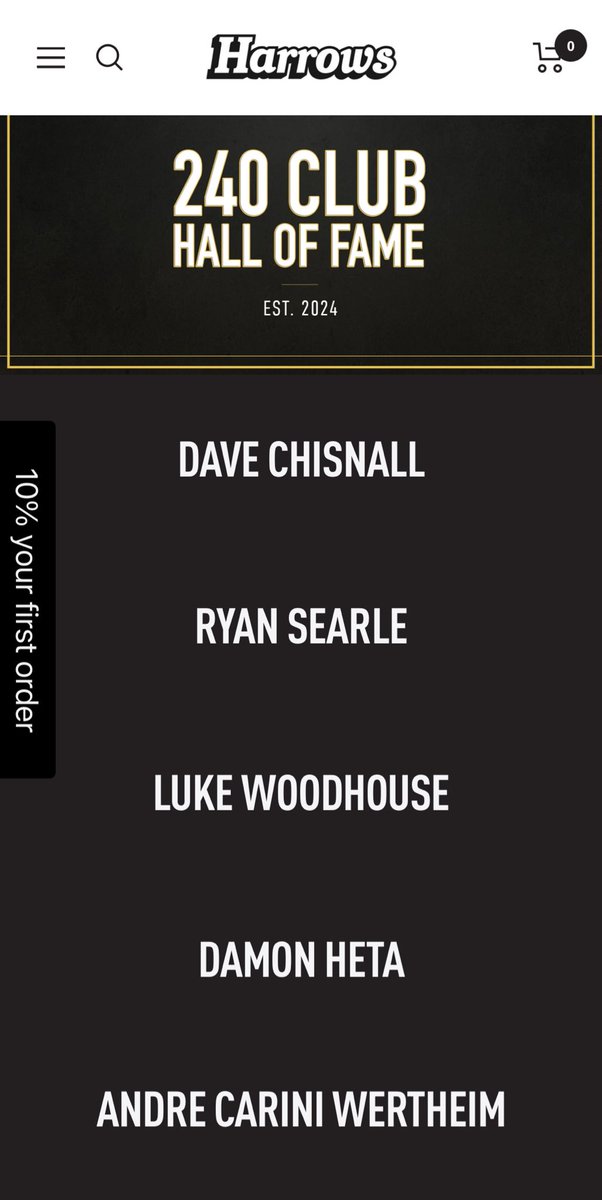 ACWDarts's tweet photo. Some recognisable names thereโฆ #240club - @HarrowsDarts https://t.co/ksl2Bd4Owf