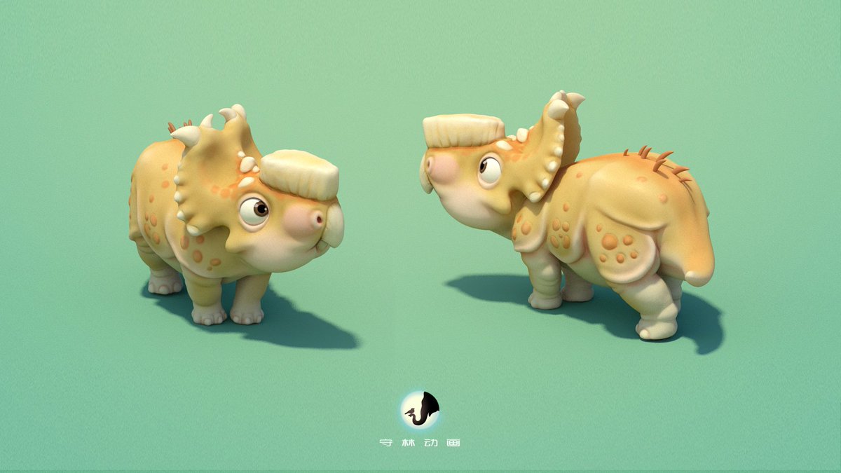 ren_wenyu's tweet photo. Little dinosaur: Chasmosaurus、 Mamenchisaurus、Pachyrhinosaurus and Rutiodon.andersoni https://t.co/GeggIYreJV