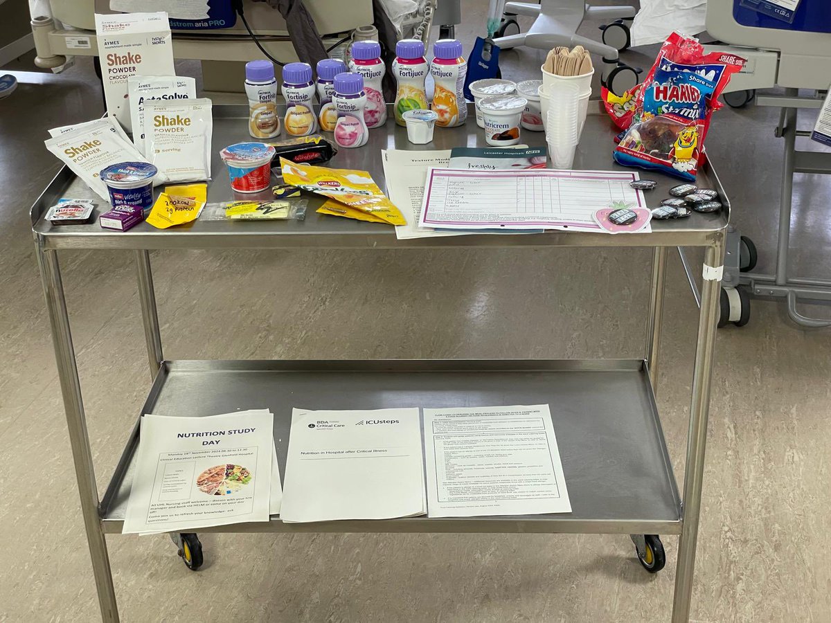 UHLDIETITIANS ππ (@uhl_dietitians) on Twitter photo Huge support for the importance of nutrition and hydration on ITU during #rehabnovember at Glenfield. Our wonderful Nikki hosting a drop in session for the wider MDT. Also relevant on #MAW2024 <a href="/Leic_hospital/">Leicester's Hospitals</a> <a href="/clare_pheasant/">Clare Pheasant π (She/ Her)</a> <a href="/MalnutritionTF/">Malnutrition TF</a> <a href="/BDACriticalCare/">Critical Care Specialist Group of @BDA_Dietitians</a> Huge support for the importance of nutrition and hydration on ITU during #rehabnovember at Glenfield. Our wonderful Nikki hosting a drop in session for the wider MDT. Also relevant on #MAW2024 <a href="/Leic_hospital/">Leicester's Hospitals</a> <a href="/clare_pheasant/">Clare Pheasant π (She/ Her)</a> <a href="/MalnutritionTF/">Malnutrition TF</a> <a href="/BDACriticalCare/">Critical Care Specialist Group of @BDA_Dietitians</a>