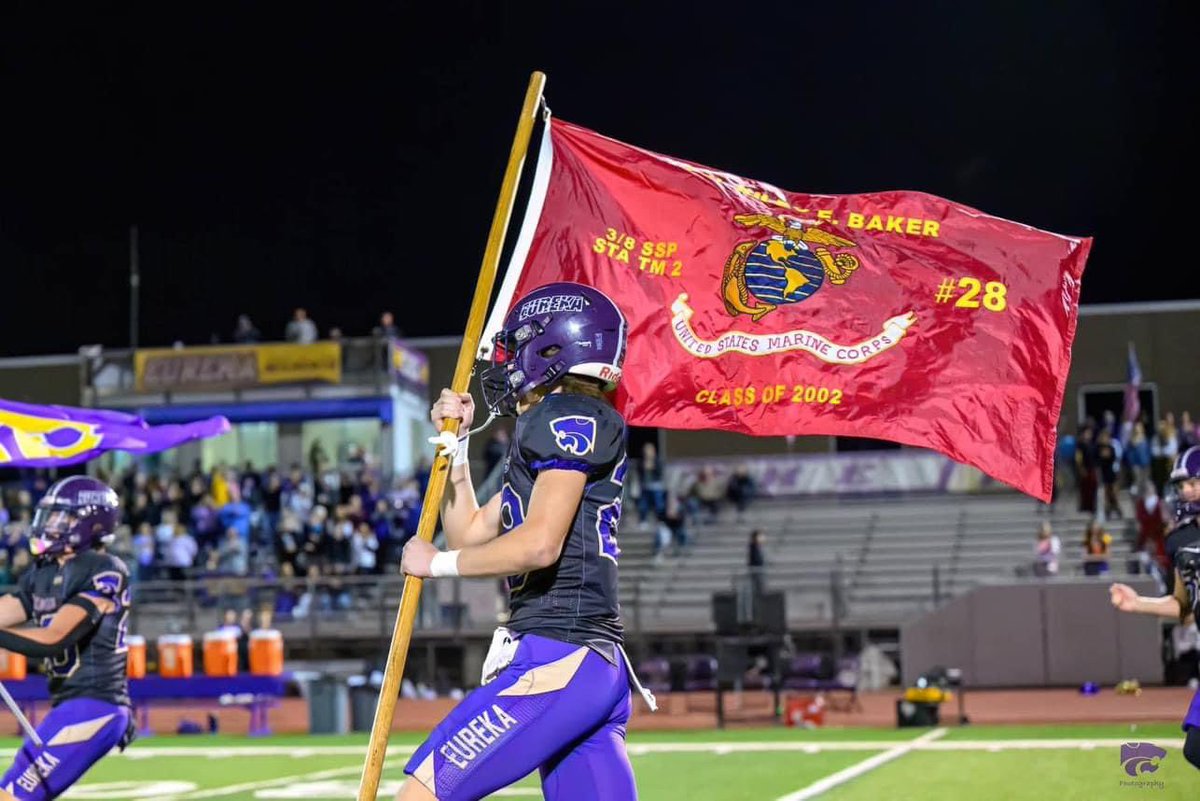 “Greater love hath no man than this, that a man lay down his life for his friends”
Our Eureka Football family is thankful for the many brave souls who have put it all on the line for our freedom.  We are proud of the many alumni who have served and continue to serve today.