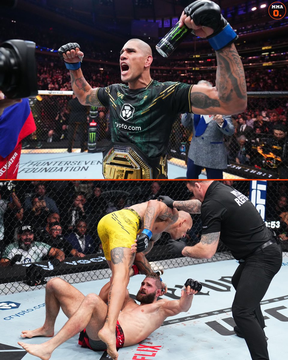 mma_orbit's tweet image. One year ago today, Alex Pereira knocked out Jiri Prochazka to become the undisputed light heavyweight champion at #UFC295 🗿🏆