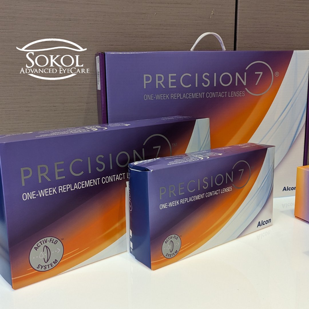 sokoleyecare's tweet image. 🚨 New! Precision 7 one-week lenses are here! Just pick a day, swap them weekly—easy, no guesswork! Available ONLY at our office in both spherical &amp;amp; astigmatism. 👀 #Precision7 #ContactLenses #SokolEyeCare