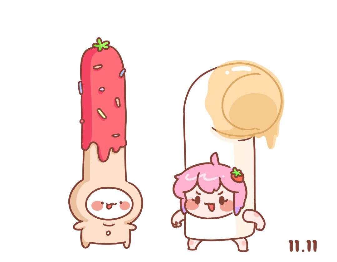 11. 11 빼빼로 &amp; 가래떡 팬아트

#에렌디라