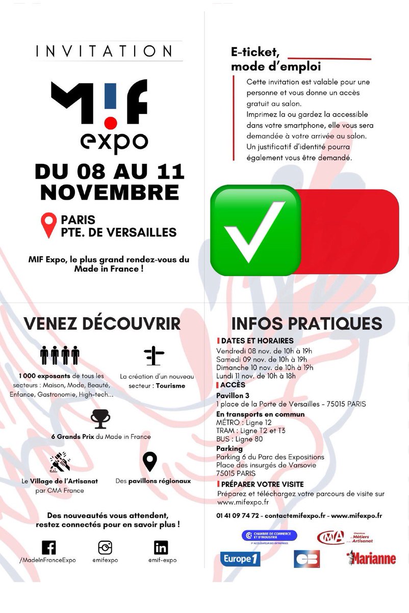 SABIDOR (@isabidor) on Twitter photo ⛱ Au <a href="/MIF_Expo/">MIF Expo - Le Salon du Made in France</a> #Paris après #BOB c’est tour de #JOE <a href="/daan_tech/">Daan Tech</a> ✅ et de #cygnes.co <a href="/Duralex/">Duralex®</a> #legauloisjeans #Licoolis <a href="/saintjames/">SAINT JAMES</a> #JeannettesMadeleines <a href="/en_moins/">@lamarqueenmoins</a> ⛱ Au <a href="/MIF_Expo/">MIF Expo - Le Salon du Made in France</a> #Paris après #BOB c’est tour de #JOE <a href="/daan_tech/">Daan Tech</a> ✅ et de #cygnes.co <a href="/Duralex/">Duralex®</a> #legauloisjeans #Licoolis <a href="/saintjames/">SAINT JAMES</a> #JeannettesMadeleines <a href="/en_moins/">@lamarqueenmoins</a>